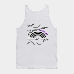 Black is My Rainbow: Dark Punk Gothic Emo Tank Top